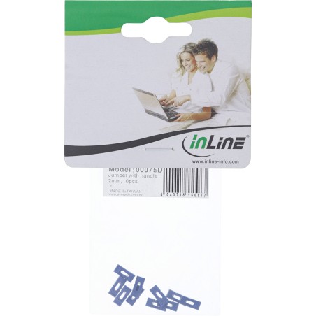 00075D - InLine® Jumper (ponts de court-circuit) avec languette, 10 pièces