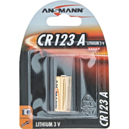 Ansmann batterie photo lithium 3V CR123A, 1 x blister (5020012)