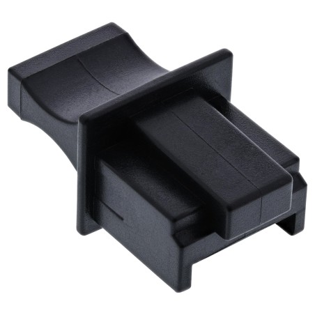 59942C - Protection anti-poussière InLine®, pour prise RJ45 noire blister de 10