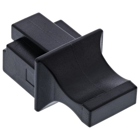 59942C - Protection anti-poussière InLine®, pour prise RJ45 noire blister de 10