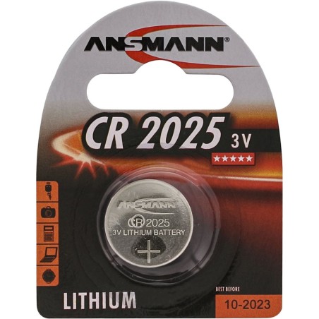 Ansmann pile bouton 3V Lithium CR2025 (5020142)