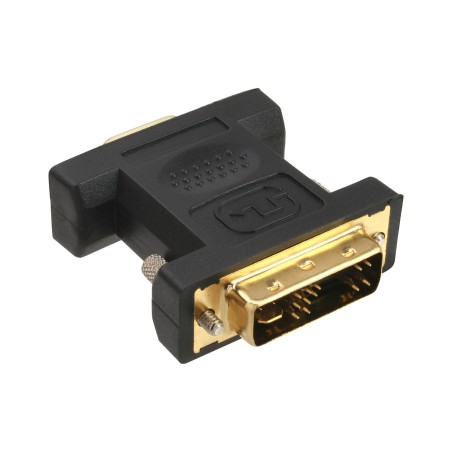 17780P - Adaptateur InLine® DVI-A, fiche analogique 125 vers prise HD 15 broches (VGA), plaqué or