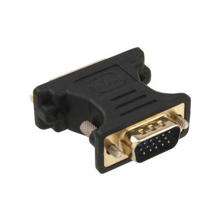 17790P - Adaptateur InLine® DVI-A, prise analogique 245 vers fiche HD 15 broches (VGA), plaqué or