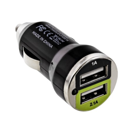 31502C - Kit de chargement de voiture InLine® USB DUAL, adaptateur secteur, câble de 1 m, 12/24 V CC à 5 V CC/2,1 A