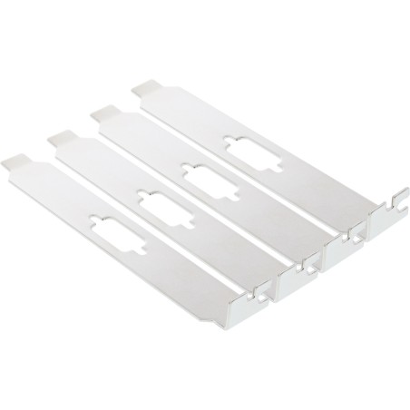 11109 - Support pour emplacement InLine®, pour fixer une fiche ou une prise Sub D à 9 broches, paquet de 4