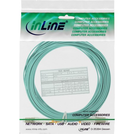 InLine? LWL Duplex Kabel, LC/LC, 50/125?m, OM3, 3m