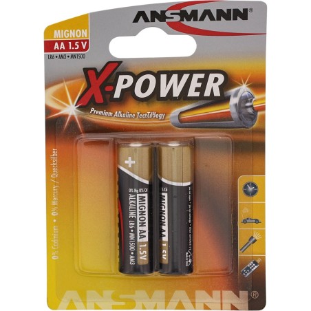 Ansmann alcaline Batterie, Mignon (AA), 2 pcs. (5015613)