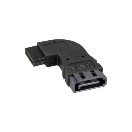 27700D - Adaptateur InLine® SATA fiche / prise, coudé à droite