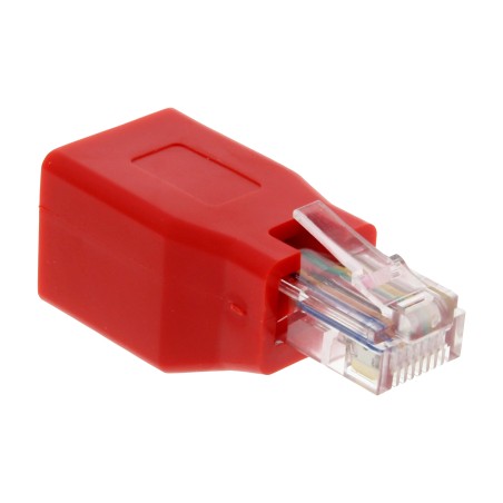 InLine? Crossover Adapter, RJ45 Buchse/Stecker, kurz