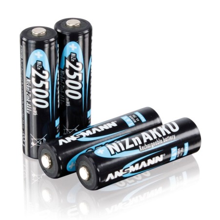 Ansmann accumulateur NiZN, Mignon (AA), 1500mAh / 2500mWh, 4x (1322-0005)