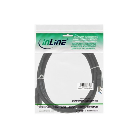 35405 - Câble InLine® USB 3.2 Gen.1, A vers Micro B, noir, 0,5 m