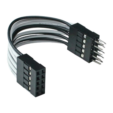 InLine? USB 2.0 Verl., intern, 2x 5pol Pfostenstecker auf Pfostenbuchse, 0,05m