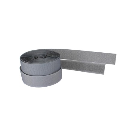 59935A - Colliers de câble InLine®, bande de fixation Velcro 2 pièces, 25 mm, gris, 3 m