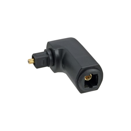 89900B - Adaptateur audio InLine® OPTO, prise / fiche Toslink, coudé à 90