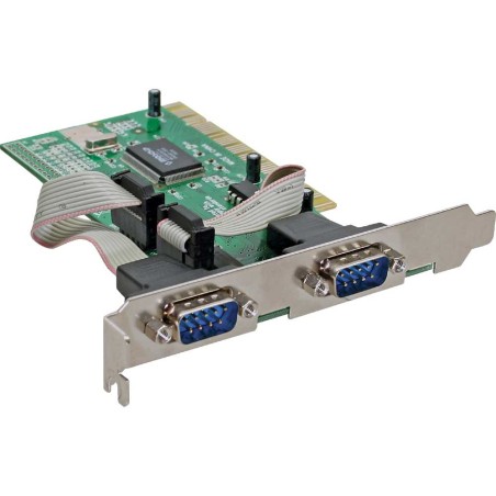 Carte d'interface, InLine®, 2x 9 broches sériel PCI