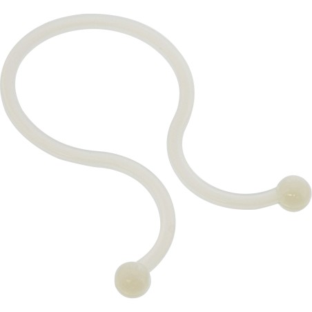 59966E - Colliers de câble InLine® Twist 10-13mm, naturel, 10 pièces