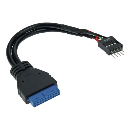 33446I - Kit adaptateur InLine® USB 3.0 vers 2.0. int., connexion USB 3.0 / USB 2.0, 0,15 m