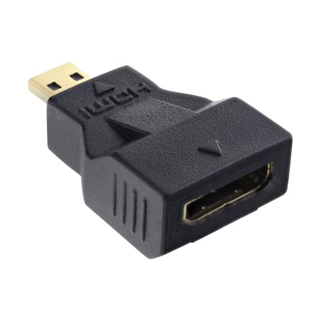 InLine? HDMI Adapter, Mini HDMI C Buchse auf Micro HDMI D Stecker, 4K2K