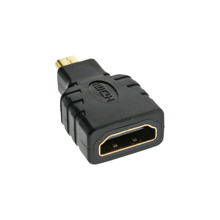 InLine? HDMI Adapter, HDMI A Buchse auf Micro HDMI D Stecker, 4K/60Hz