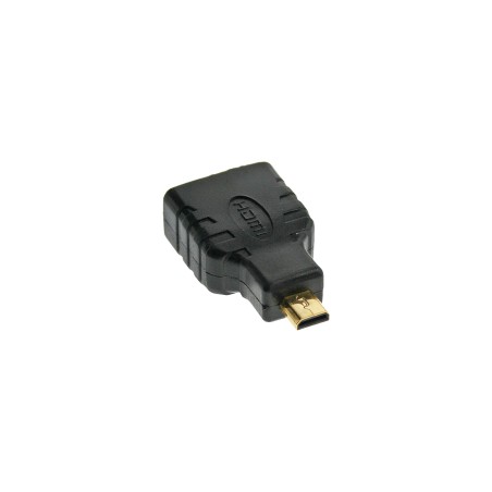 InLine? HDMI Adapter, HDMI A Buchse auf Micro HDMI D Stecker, 4K/60Hz