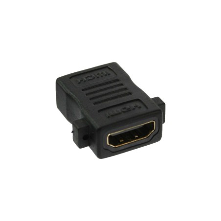 InLine? HDMI Adapter zum Einbau, HDMI A Buchse/Buchse, vergoldete Kontakte, 4K2K