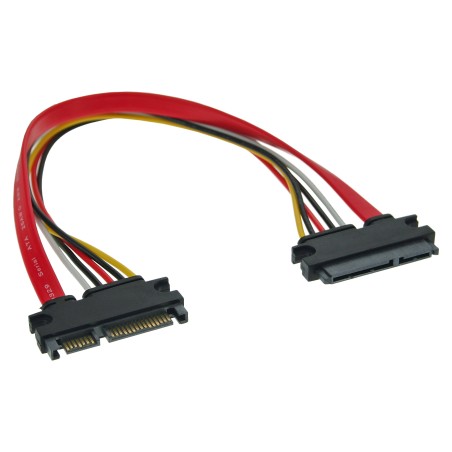 29652A - InLine® SATAextension d'alimentation int., SATA 6Gb/s  alimentation, fiche/prise, 0,30 m