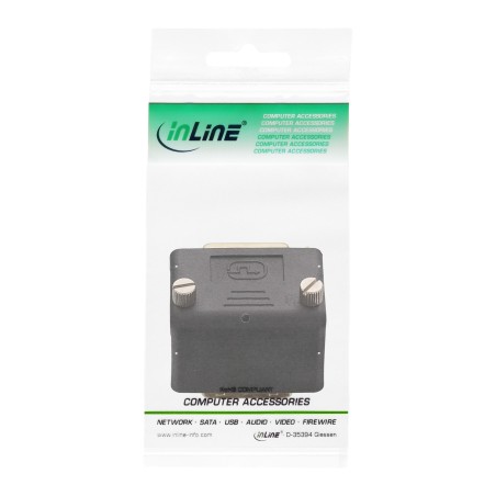 17781W - Adaptateur InLine® DVI-I, coudé à 90, numériqueanalogique 245 fiche/prise