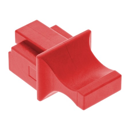 InLine? Staubschutz, f?r RJ45 Buchse, rot 100er Pack