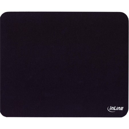 55450 - Tapis de souris InLine® recyclé, noir, 230x190x2,5 mm