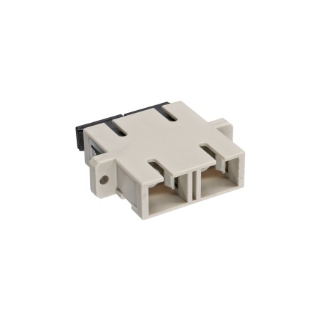 89992A - Couplage fibre optique InLine®, duplex SC/SC, multimode, beige, manchon en céramique, pour installation