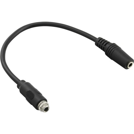 InLine? Audio Adapterkabel zum Einbau 1x mit Gewinde, 3,5mm Stereo BU/BU, 0,2m