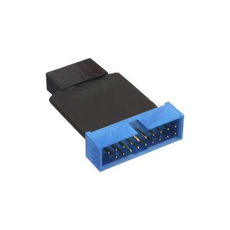 33449K - Adaptateur InLine® USB 2.0 vers 3.0 interne, carte mère USB 2.0 vers USB 3.0 interne