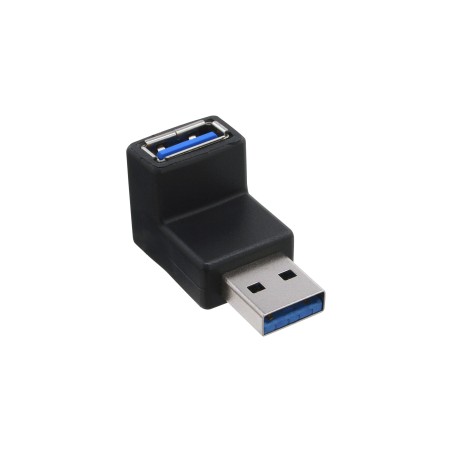 InLine? USB 3.0 Adapter, Stecker A auf Buchse A, gewinkelt 90?