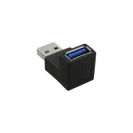 InLine? USB 3.0 Adapter, Stecker A auf Buchse A, gewinkelt 90?