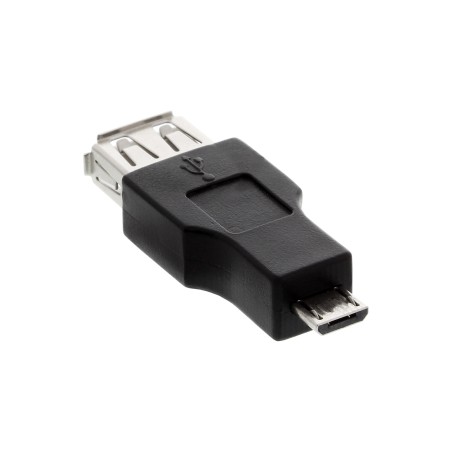 InLine? Micro-USB OTG Adapter, Micro-B Stecker an USB A Buchse