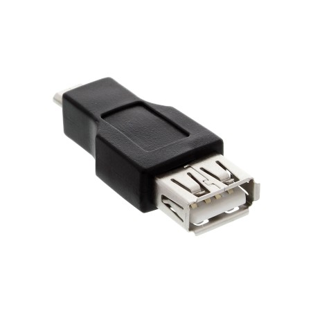 InLine? Micro-USB OTG Adapter, Micro-B Stecker an USB A Buchse