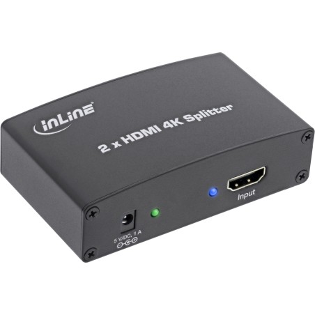 65009 - Répartiteur/distributeur HDMI InLine®, 2 voies, compatible 4K2K