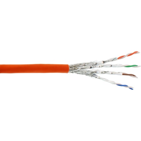 70100I - Câble d'installation InLine® Cat.7a, S/FTP (PiMF) 4x2x0,58 AWG23, 1200MHz, LSZH, 100m