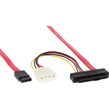 InLine? SAS Anschlussk., 29pol SFF-8482  Power an 1x SATA, single Target, 0,5m