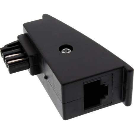 InLine? TAE-F Adapter, TAE-F Stecker auf RJ45 Buchse, 8P2C f?r Fritzbox