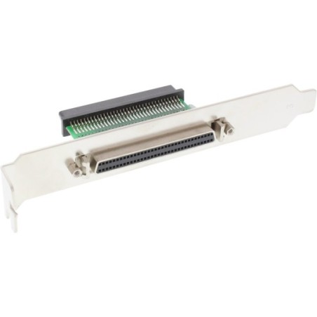 SCSI III U320 Équerre de fente, InLine®, 68 broches mini Sub D fem./fem., interne/externe