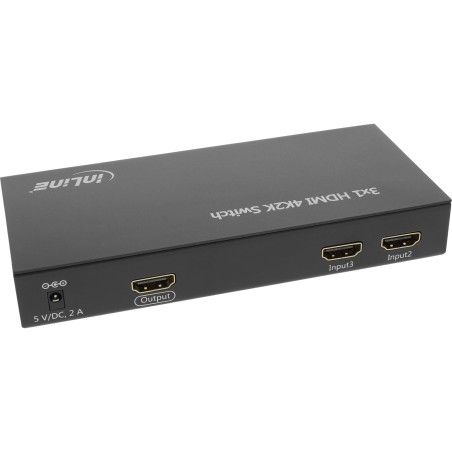 65014 - Commutateur HDMI InLine®, 3 entrées vers 1 sortie, 4K2K, 3D, HD Audio