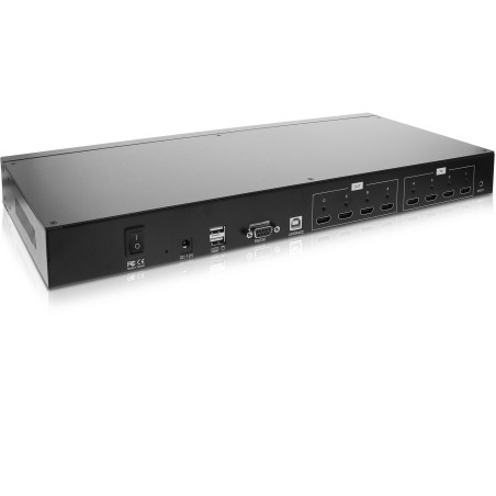 InLine? HDMI 4x4 Multi View Matrix / Videowand Switch, 4 Eing?nge auf 4 Ausg?nge