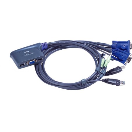 KVM Commutateur, ATEN, 2 x, CS62US, USB + Audio