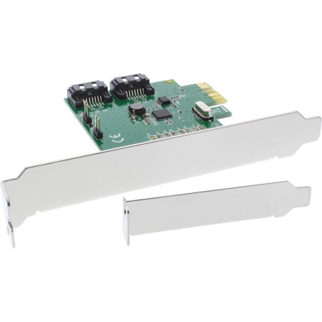 76696C - Carte d'interface InLine®, SATA 2 voies 6 Gb/s, x1 PCIe 2.0, RAID 0/1/SPAN