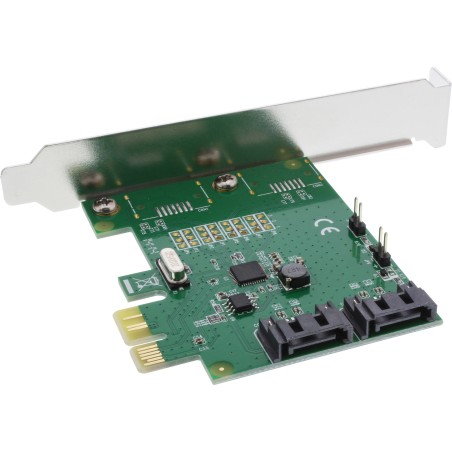 InLine? Schnittstellenkarte, 2-fach SATA 6Gb/s, x1 PCIe 2.0, RAID 0/1/SPAN