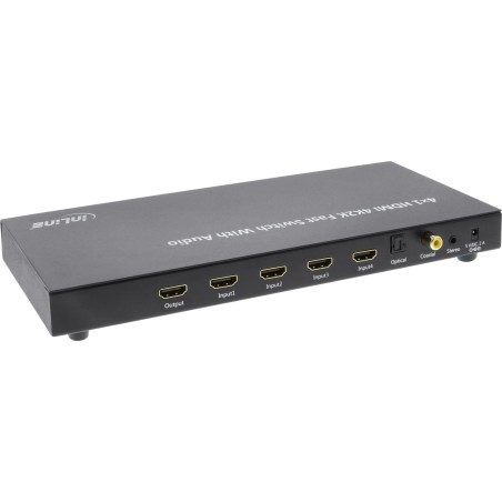 65017 - Commutateur InLine® HDMI 4K2K, 4 voies, avec audio