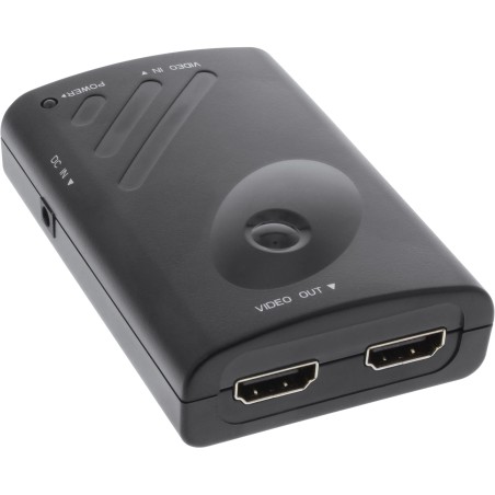 InLine? Displayport zu 2x HDMI Splitter/Verteiler, FullHD, m. Videowand-Funktion