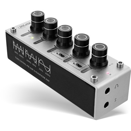 InLine? AmpEQ Hi-Res AUDIO Kopfh?rer-Verst?rker und Equalizer, 3,5mm Klinke, USB