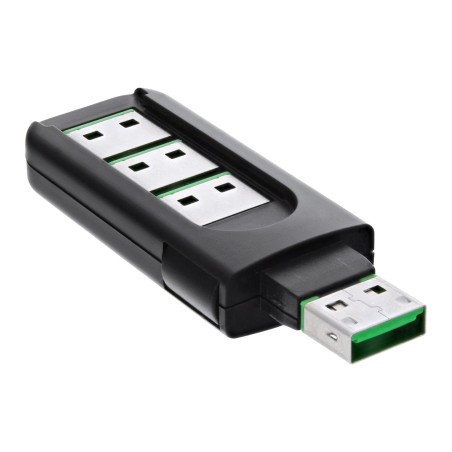 55723 - Bloqueur de port USB InLine®, bloque jusqu'à 4 ports